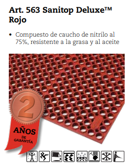 Art. 563 Sanitop Deluxe Rojo