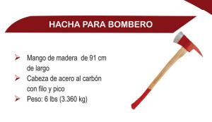 Hacha Para Bombero