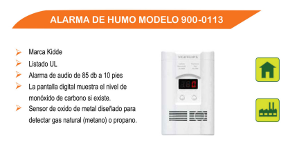 Alarma de Humo Modelo 900-0113