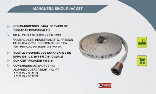 Manguera Single Jacket