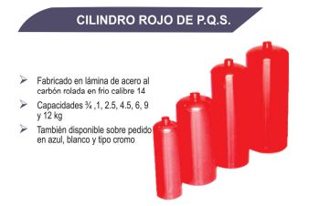 Cilindro Rojo de P.Q.S.