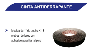 Cinta Antiderrapante