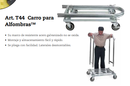 Art. T44 Carro para Alfombras
