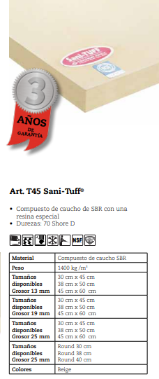 Art. T45 Sani-Tuff